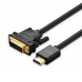 HDMI MALE A DVI (24+1) MALE 3M